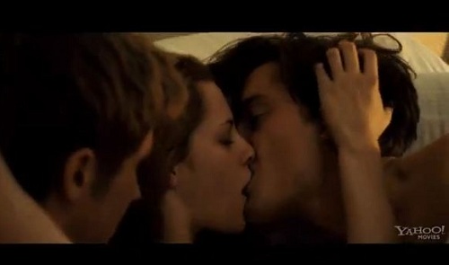 kristen stewart sesso a tre on the road